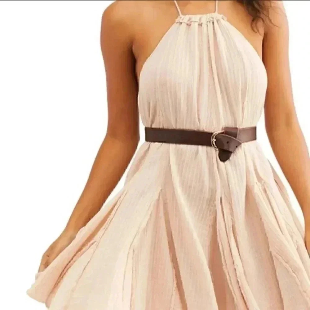 Free People Tunic Halter Dress